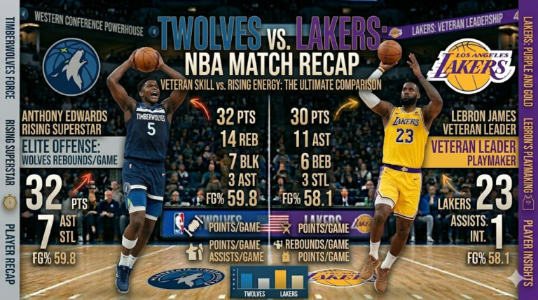 Timberwolves vs Lakers Match Player Stats
