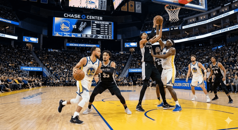 Golden State Warriors vs San Antonio Spurs Match Player Stats