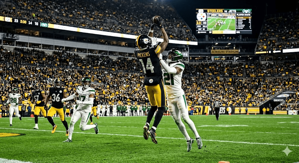 Pittsburgh Steelers vs New York Jets Match Player Stats