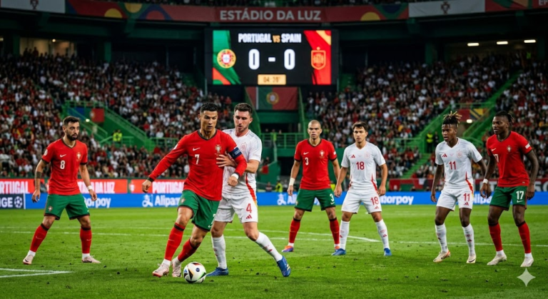 Portugal National Football Team vs Spain National Football Team Lineups