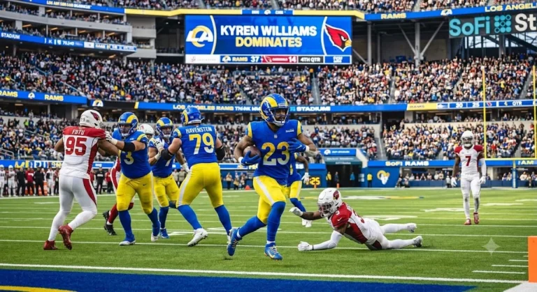 Arizona Cardinals vs Los Angeles Rams Match Player Stats