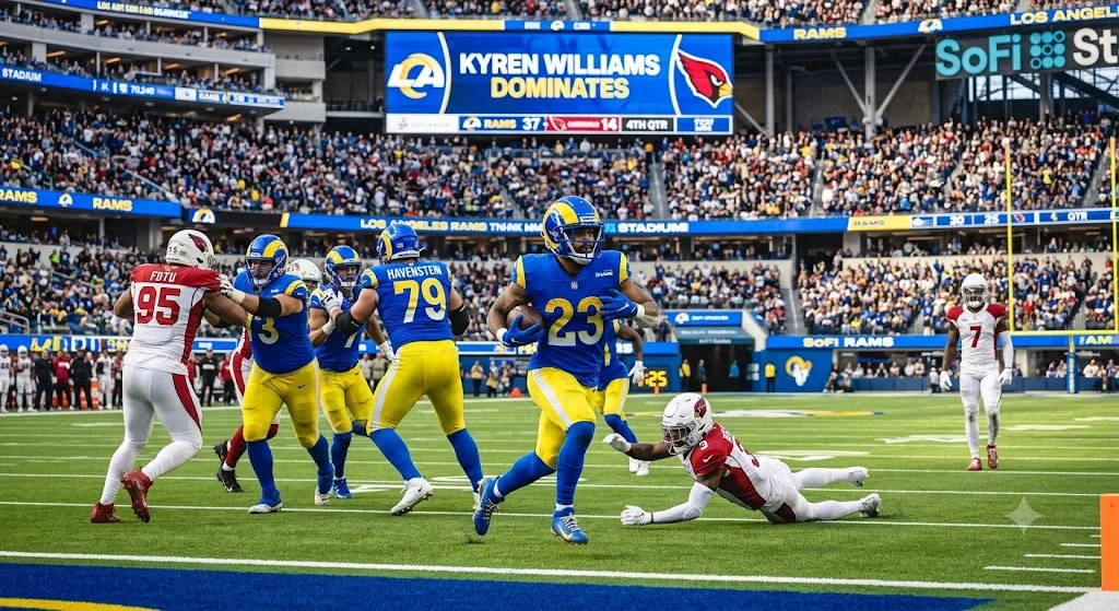 Arizona Cardinals vs Los Angeles Rams Match Player Stats