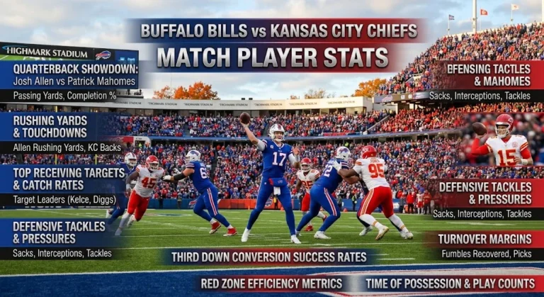 Buffalo Bills vs Kansas City Chiefs Match Player Stats
