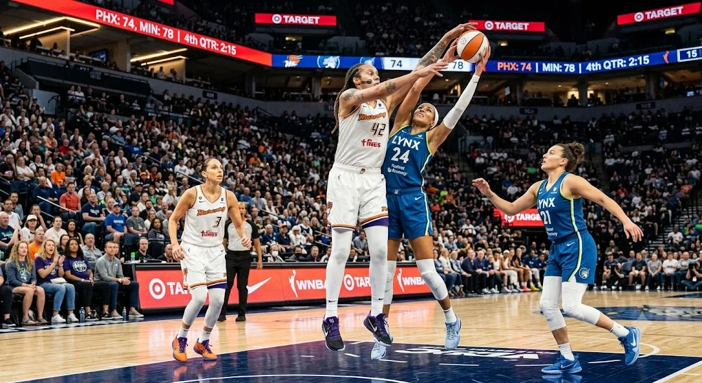 Phoenix Mercury vs Minnesota Lynx Match Player Stats