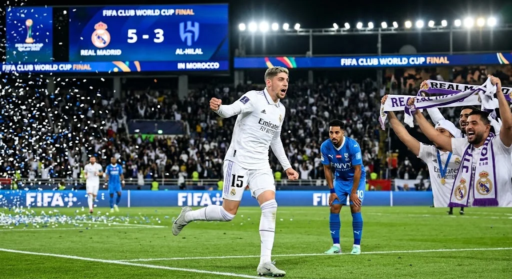 Real Madrid CF vs Al-Hilal Timeline